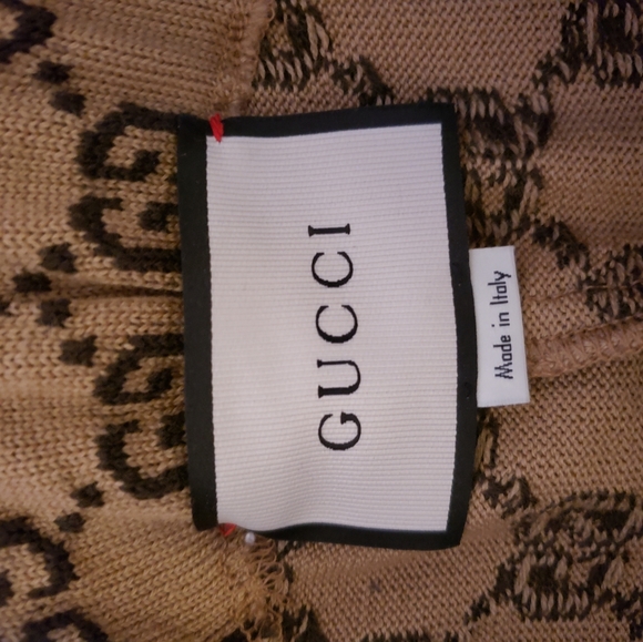 SOLD !!! 🔥GUCCI GG knitted wool leggings Supreme - Picture 7 of 8